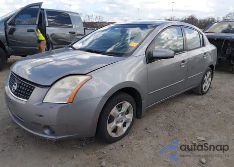 2008 Nissan Sentra 2.0S from USA, damaged, VIN 3N1AB61E58L644655